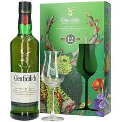 Glenfiddich 12 Jahre - Geschenkset inkl. Nosingglas - Single Malt...