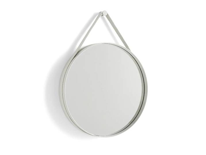 HAY Miroir Strap Mirror Light grey