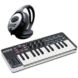 Samson Graphite M25 Controller mit Kopfhörer (Keyboard), MIDI Controller