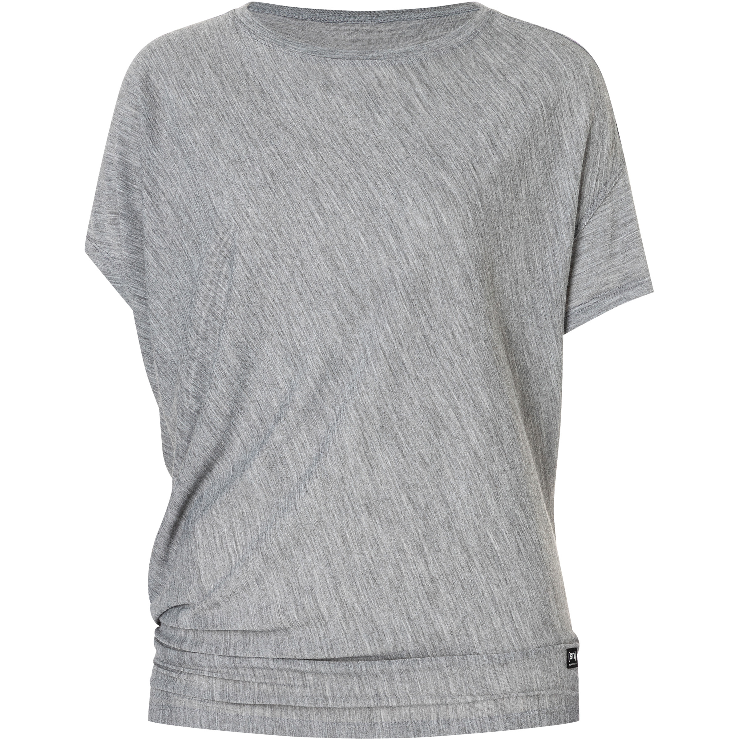 Super.Natural Yoga Loose Damen T-Shirts grau Größe XL Lifestyle | Yoga Hautfreundlich Merinowolle