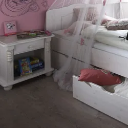 INFANSKIDS »Romantik« Kinderzimmer Nachtkommode gelaugt
