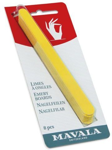 Mavala Nagelfeile 8 Stück farblich sortiert