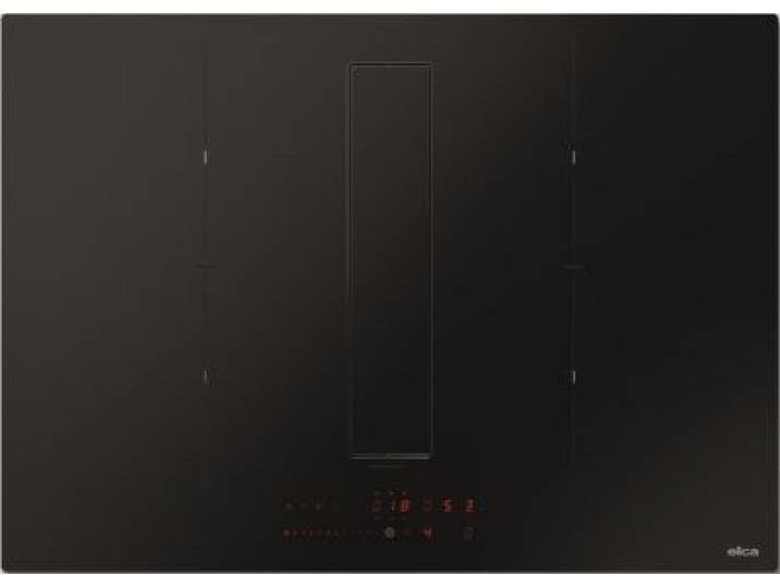 Elica - Plaque Induction Aspirante Fit Pro 72 Raw Noir Mat Anti Rayures