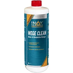 Inox Wege Clean Grünbelagentferner 1 L Steinreiniger stark konzentriert, sparsamer Verbrauch
