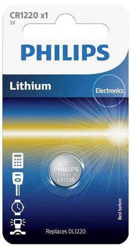 Philips Knopfzelle CR1220 3V 1 St. Lithium Minicells
