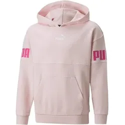 PUMA Kinder Kapuzensweat Puma Power Colorblock Hood, Größe 116 in Rot Rot