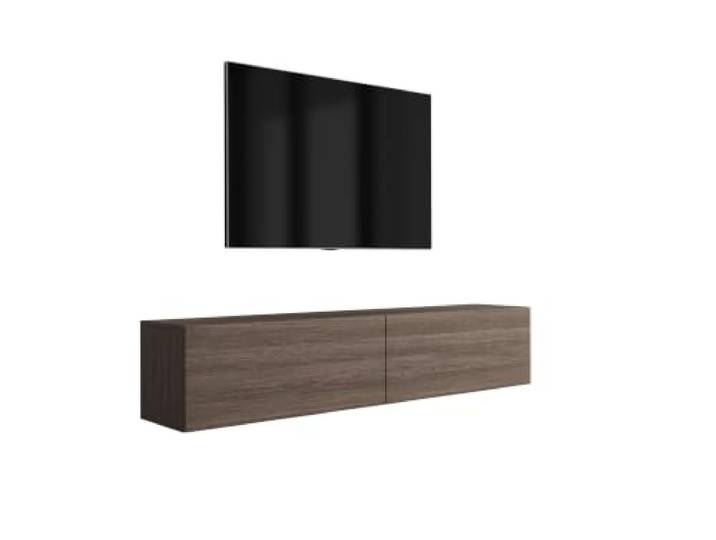 3xE Living TV-Lowboard hängend 170 cm, 2 Türen, Eiche Dunin, 170 x 32 x 34 cm