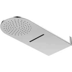 Steinberg Serie 390 Wall Rain Kopfbrause, direkte Wandanschluss, Easy-Clean, Schwallfunktion, 600x250mm, 3905652
