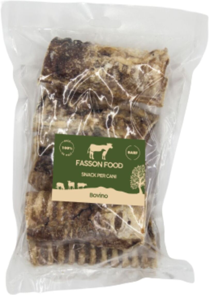 Fasson Food Trachea Bovina Masticativo per Cani Filiera Piemontese 200g