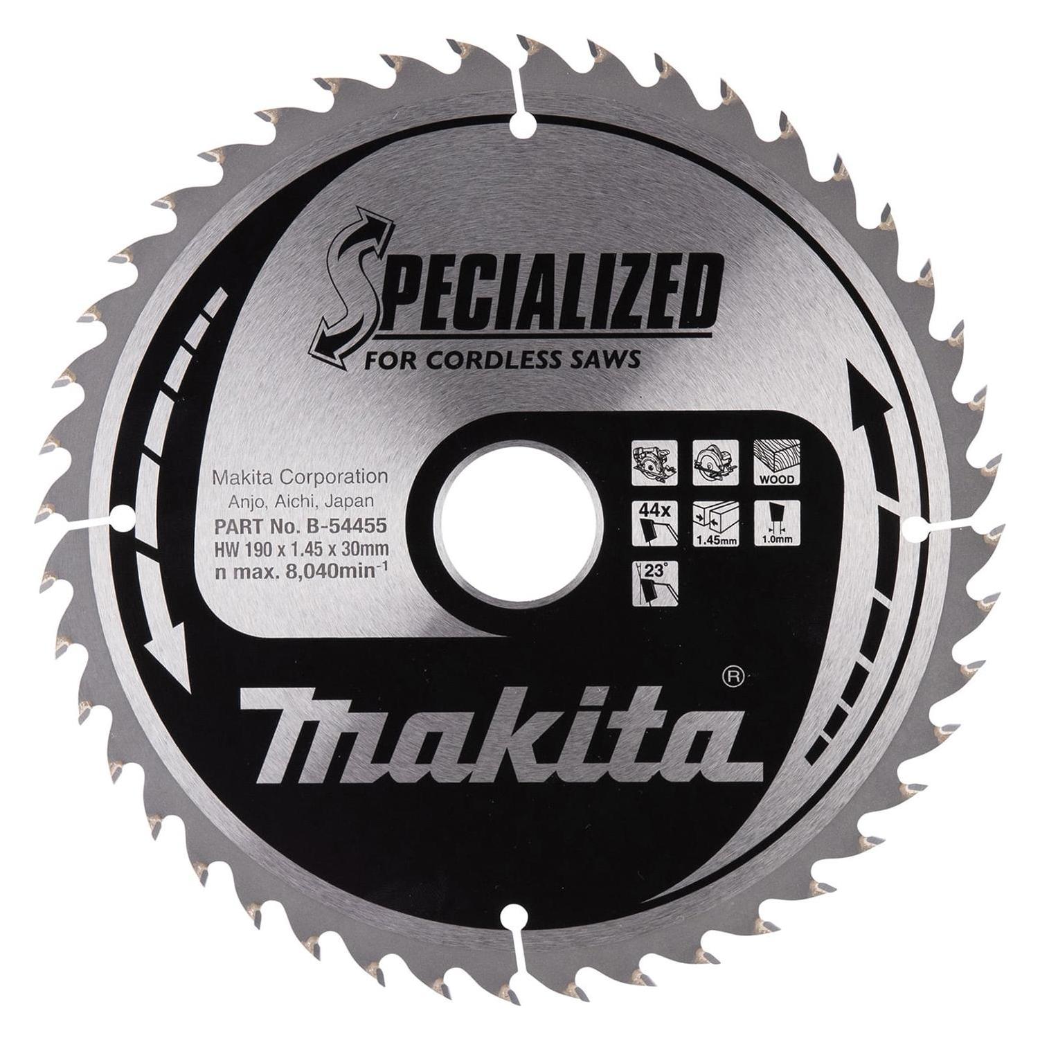 Makita Kreissägeblatt B-54455 190x30 mm CCM19044G Material Holz (B-54455)