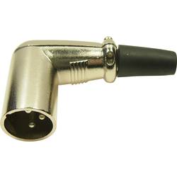 Cliff FC60963N XLR-Steckverbinder Polzahl: 3 Gold, Schwarz 1 St.