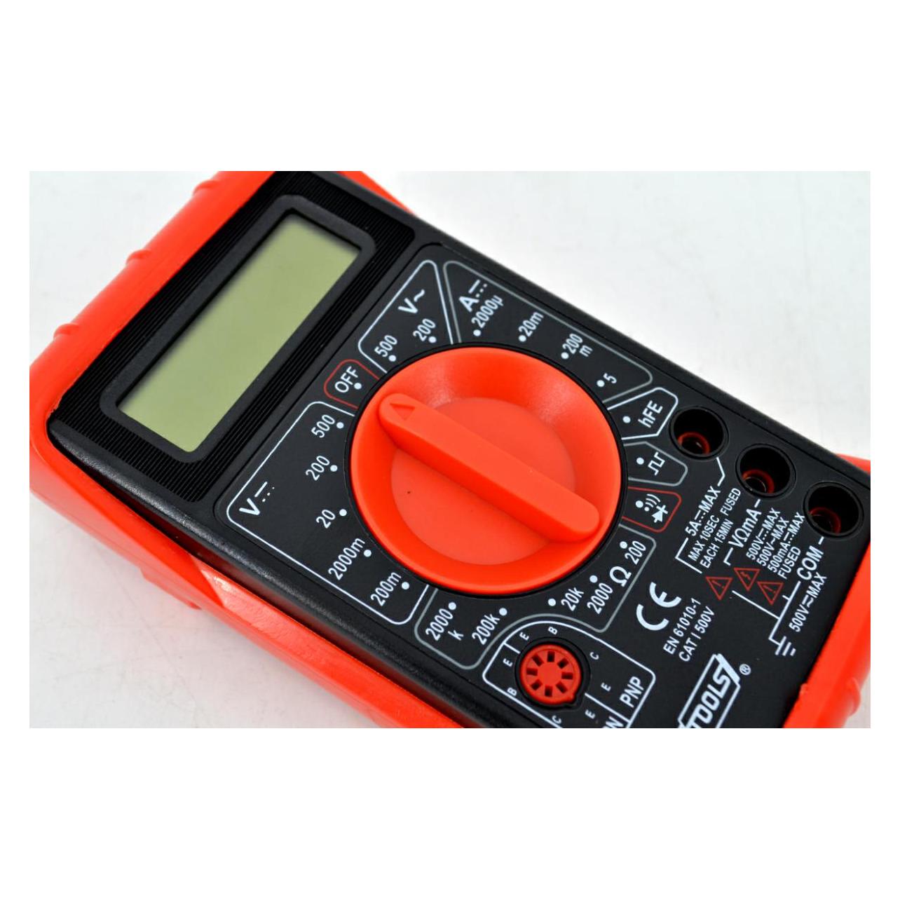 Awtools Universelles Digitalmultimeter mit LCD (Hand-Multimeter) (AW17500)