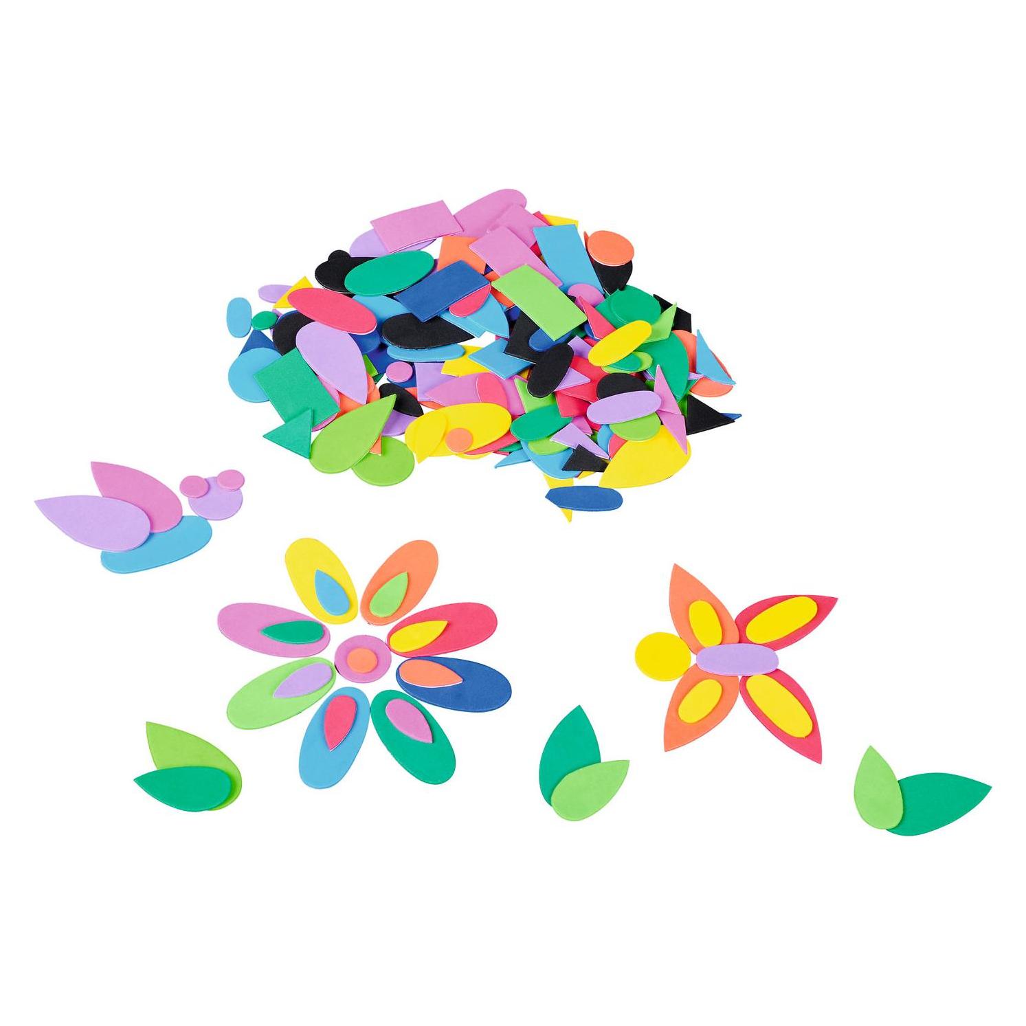 Colorations Selbstklebende Schaumstofffiguren-Aufkleber, 1000 Stück. (39756365)