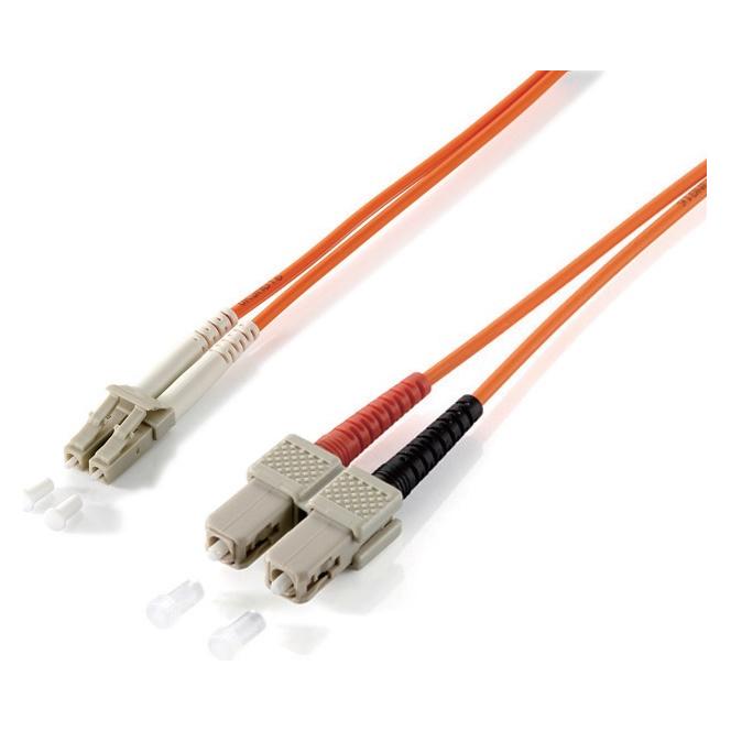 equip LWL Patchkabel LC->SC Multimode Duplex OM1 or (3 m) (254323)