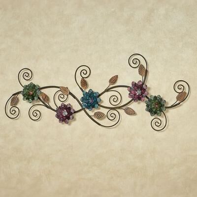 Touch of Class Samar Floral Wall Art Golden Bronze , Golden Bronze
