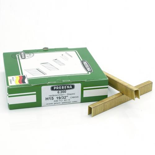 Prebena H15CNKHA Heftklammern-Set 6200 St. Abmessungen (L x B) 15mm x 8.60mm