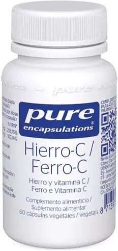 Pure Encapsulations Hierro-C x60 Cápsulas