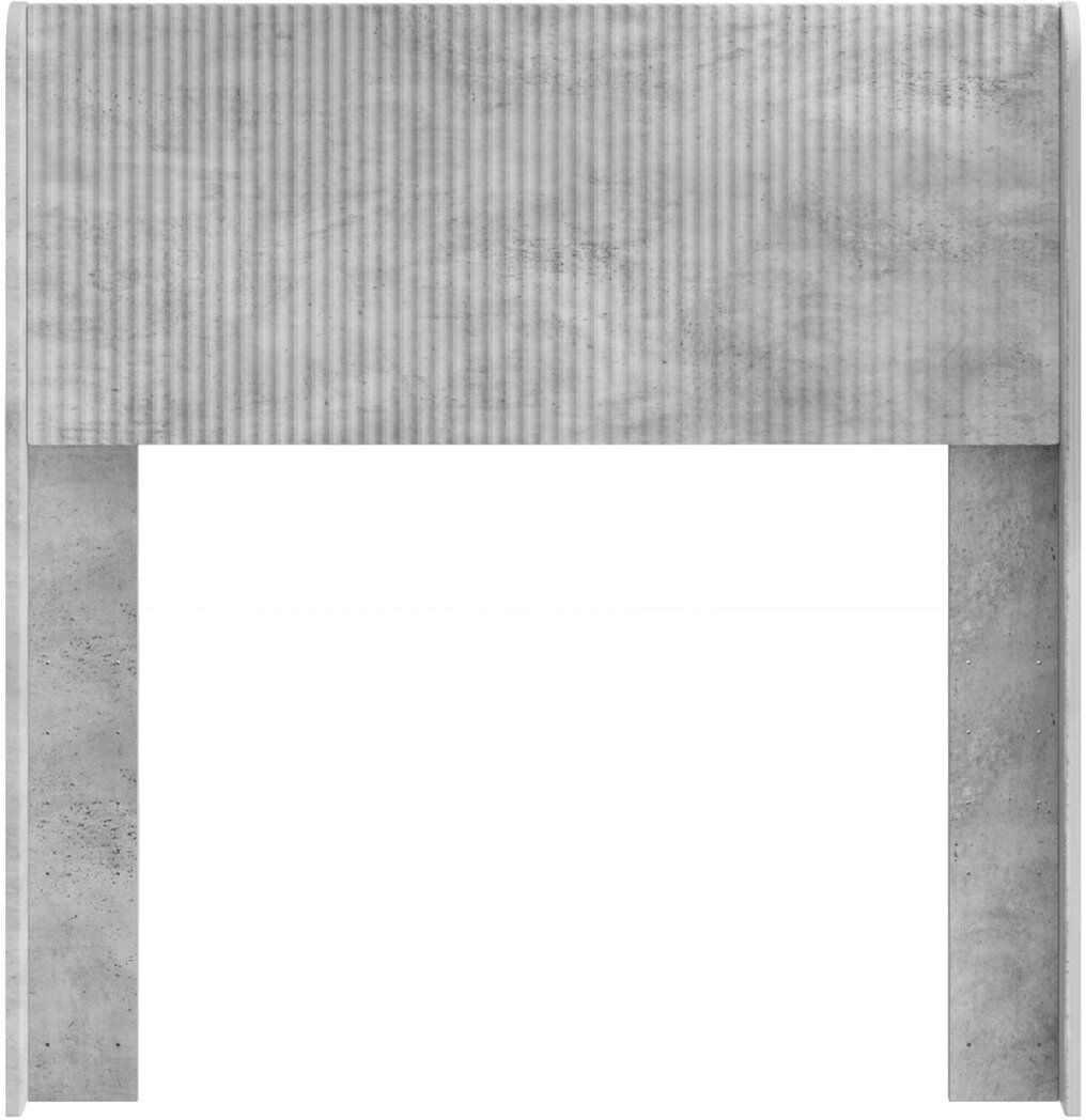 Brayden Studio Headboard Concrete Grey 100 x 200cm
