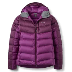 Rab Damen Glaceon Pro Daunenjacke - 38 - Mulberry/Plum