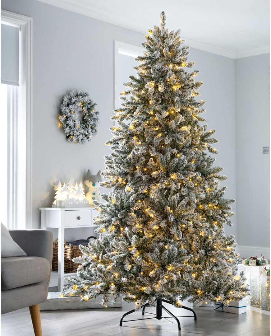 The Seasonal Aisle Lighted Artificial Christmas Tree 5ft H x 3.33ft W x 3.33ft D