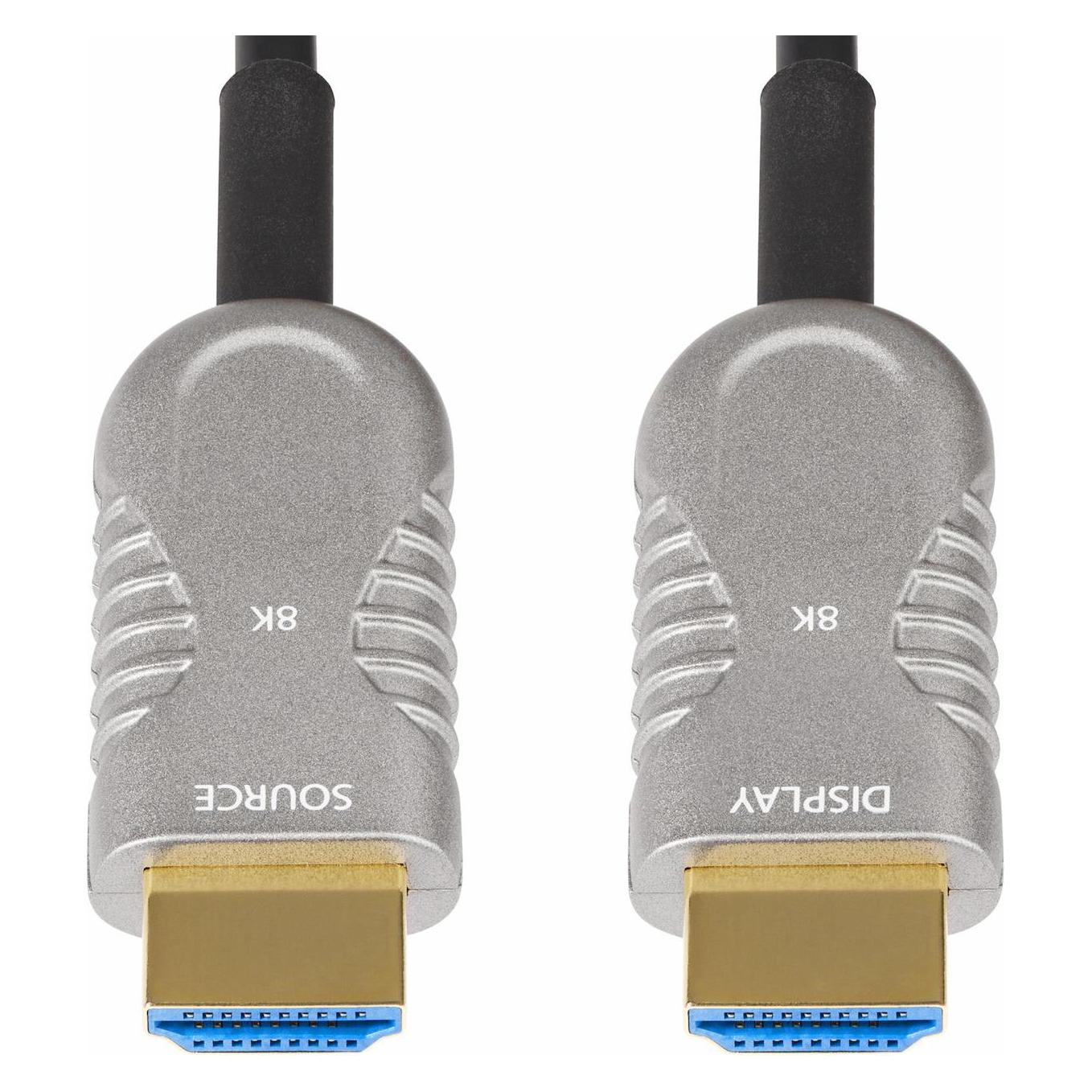 StarTech COM 30ft 9.1m HDMI 2.1 Hybrid Active Optical Cable AOC CMP Plenum 8K 60Hz Ultra High Speed (9.10 m) (8K-A-30F-HDMI-CABLE)
