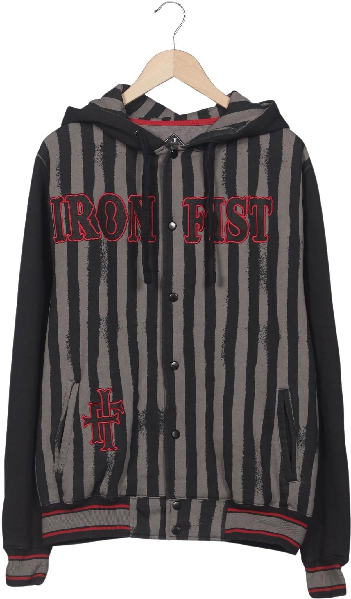 Iron Fist Herren Kapuzenpullover, Mehrfarbig, Gr. L, Synthetik / Baumwolle - Second Hand