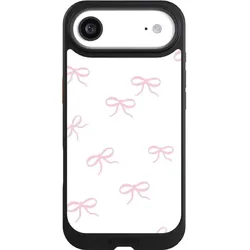Nivocase Hülle für Apple iPhone Air Handyhülle NIVOcore Case Schwarz Muster Schleife Schleifen (Apple iPhone Air), Smartphone Hülle, Schwarz