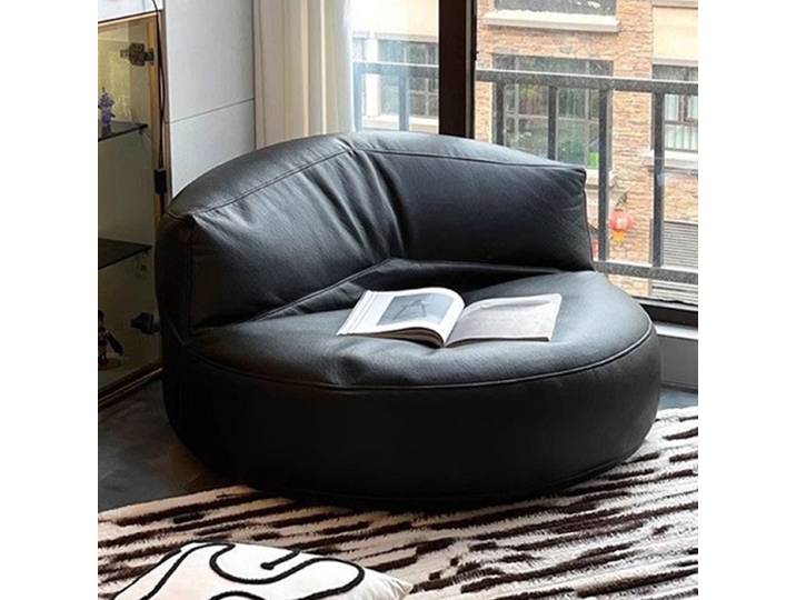 Canapés paresseux salon canapé simple canapé Design moderne pour 1 personne peut s'allonger Beanbag Tatami meubles de maison en cuir épaissi