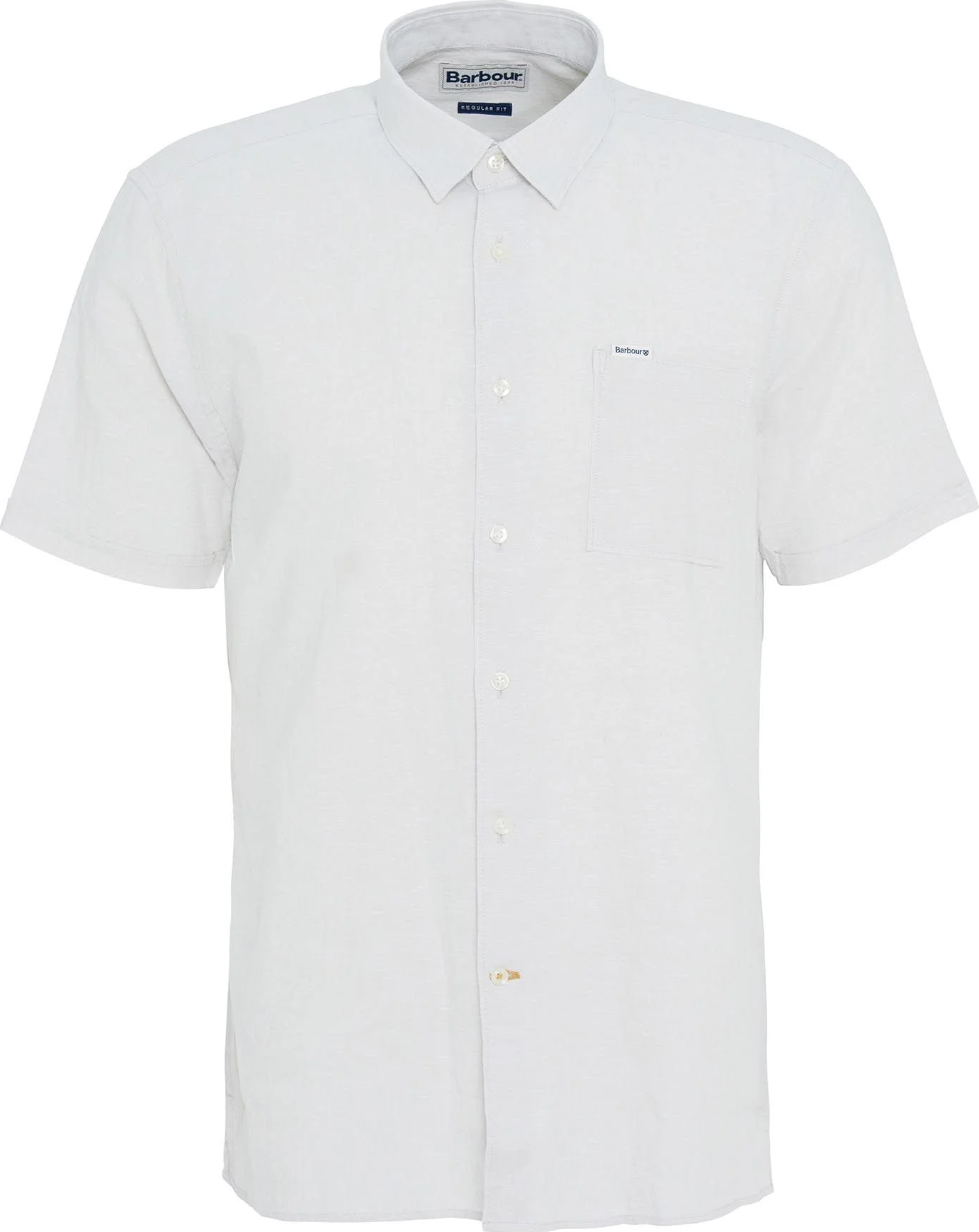 Barbour Men's Nelson Shortsleeve Summer Shirt Mist S