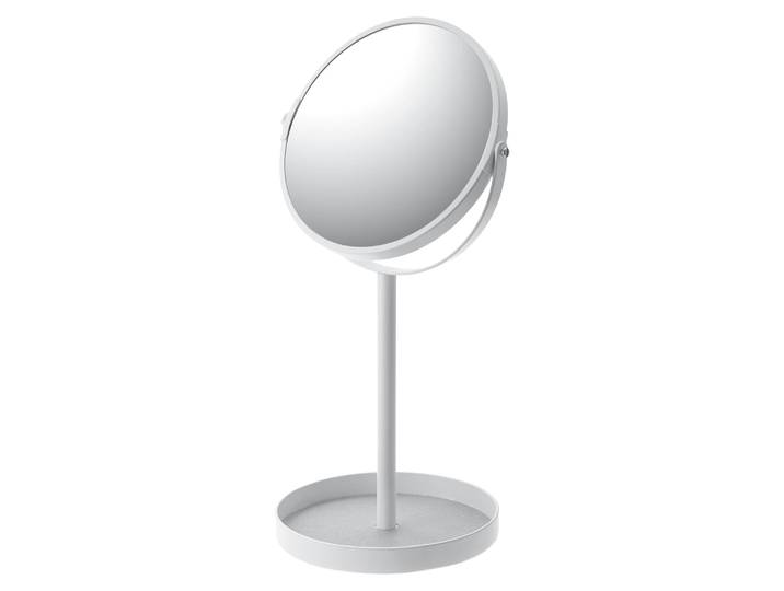 Yamazaki 2819\, Sur pied\, Rond\, Table\, Blanc\, Acier\, Blanc