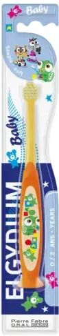 Elgydium Cepillo de dientes suave para bebés  0-2A