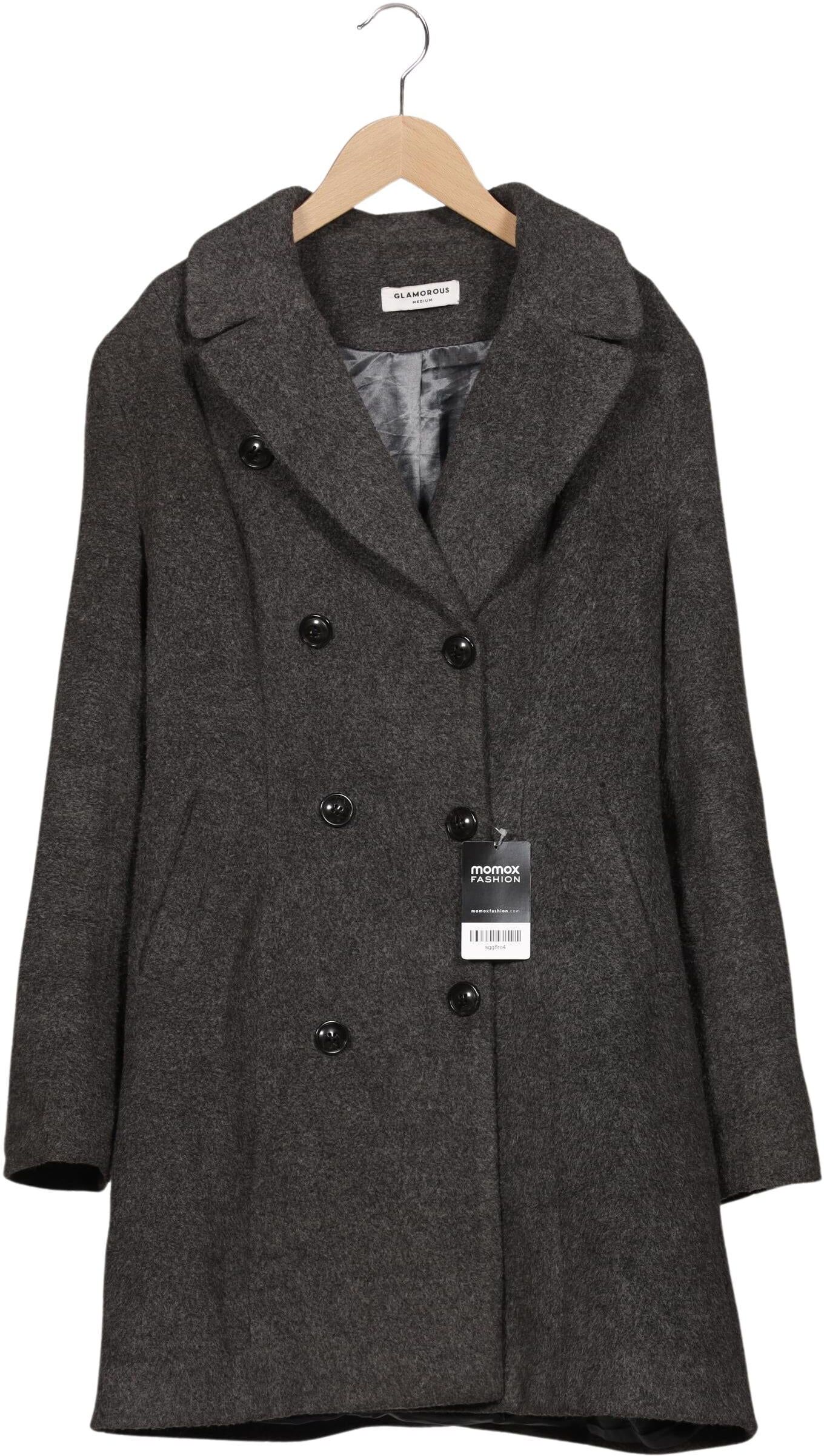 Glamorous Damen Mantel, Grau, Gr. M, Synthetik - Second Hand