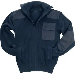 Mil-Tec Strick, Textiljacke - Dunkelblau - 52