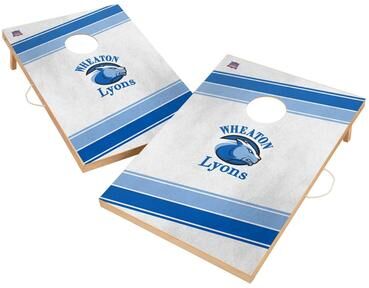Skip's Garage Wheaton College Lyons Regulation 2x4 Cornhole Set