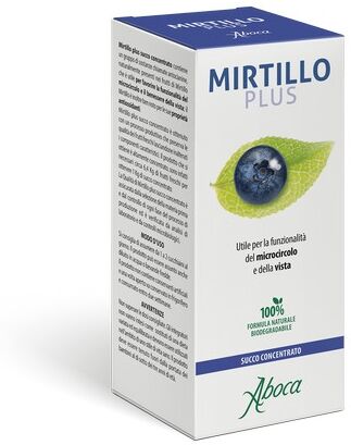 Aboca Mirtillo Plus Succo Concentrato Per Microcircolo E Vista 100 Ml