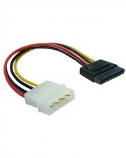 Delock Netzteil interne Stromversorgung 4-polig M 15 PIN SATA Power M 6 cm (60112)