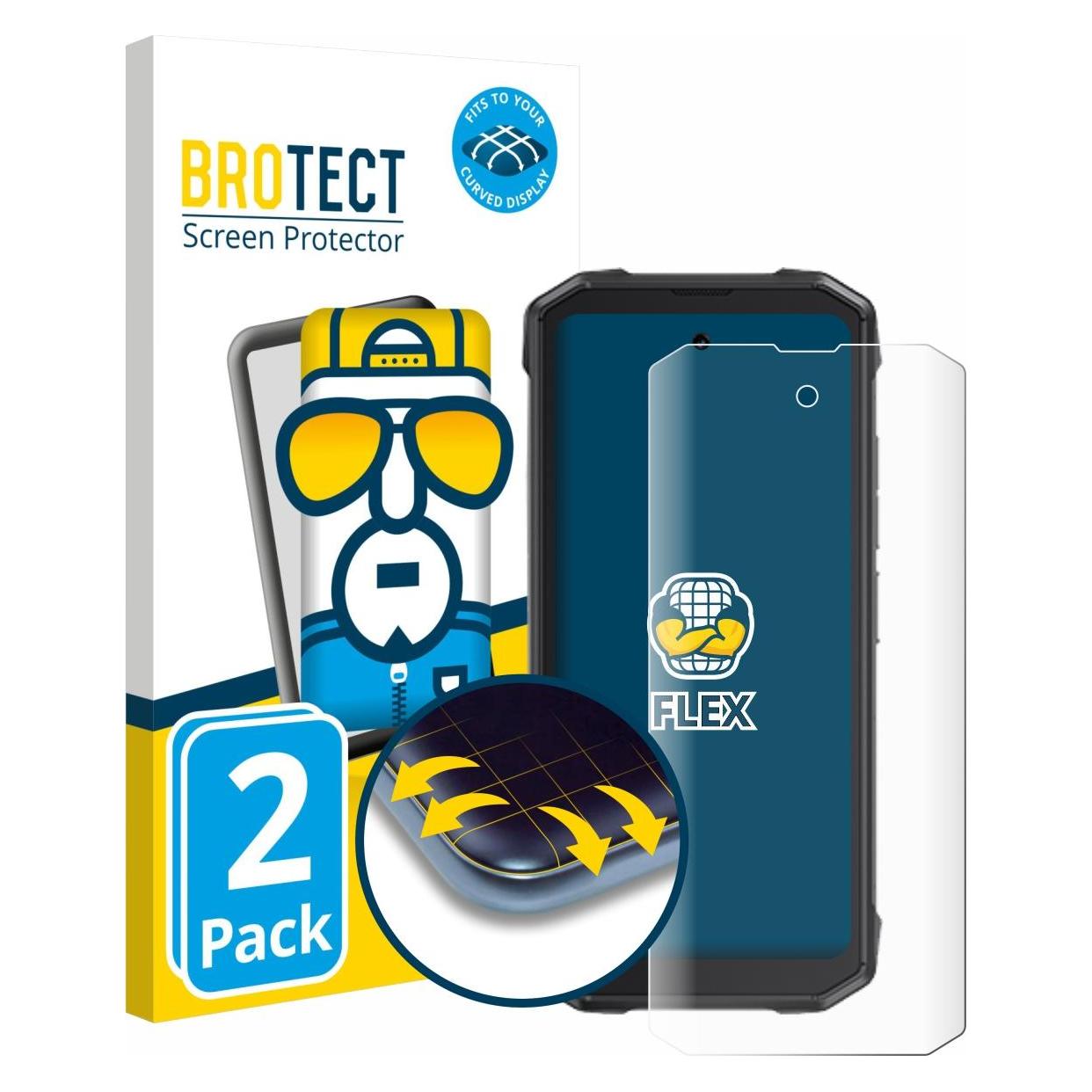 Brotect Fullscreen für Cubot King Kong Mini 4 Schutzfolie Displayschutz Folie Klar Transparent (5161093)