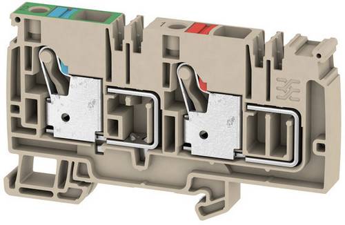 Weidmüller 1988240000 Durchgangsklemme 10mm Zugfeder Grau
