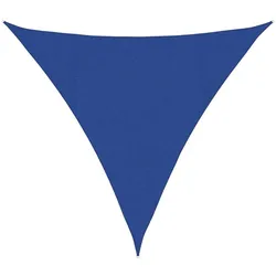 vidaXL Sonnensegel 160 g/m2 Dreieckig Blau 4,5x4,5x4,5 m HDPE