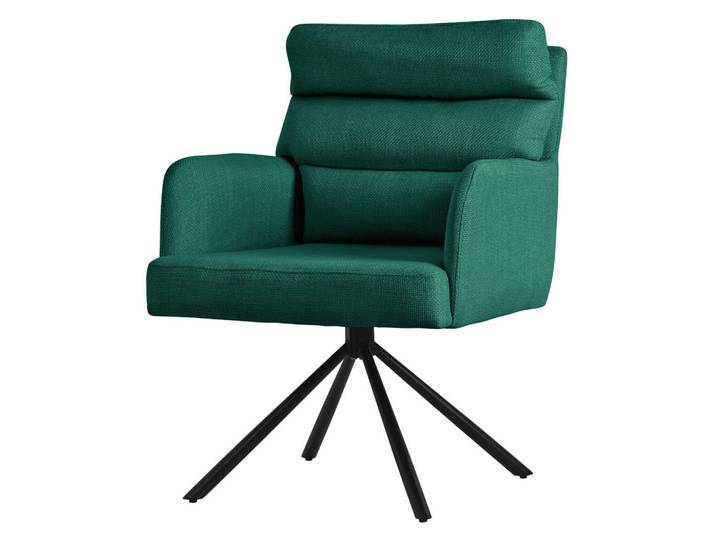 Ml-Design Esszimmerstuhl Dunkelgrün, 64.5x93x64 cm, Esszimmer, Stühle