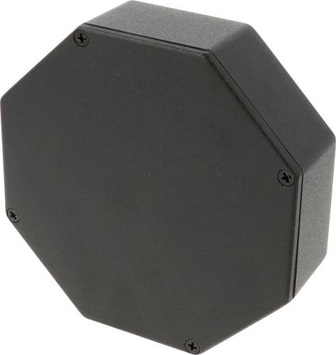 Hammond Electronics 1590WSTPCBK Gehäuse 133 x 133 x 38 Aluminium, Stahl Schwarz 1St.