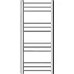 LuxeBath ECD Germany Badheizkörper 400×800 mm Chrom, gerade, Seitenanschluss