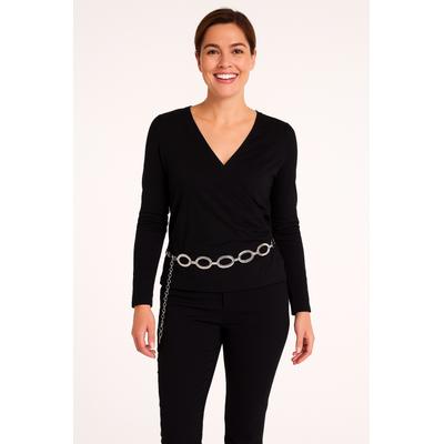 Kettengürtel "Ovaly", Damen, Gr. onesize, silber, Metall, COLLEZIONE ALESSANDRO, unifarben, Basic, Gürtel, Kettengürtel in silber