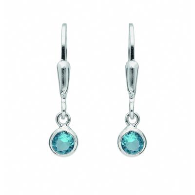 Paar Ohrhänger ADELIA´S "Damen Silberschmuck", blau, Ohrringe, Damen, Damen, Silber 925 (Sterlingsilber), 925 Sterling Silber mit Zirkonia Silberschmuck für Damen