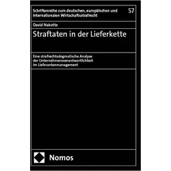 Straftaten in der Lieferkette, Fachbücher von David Nakotte