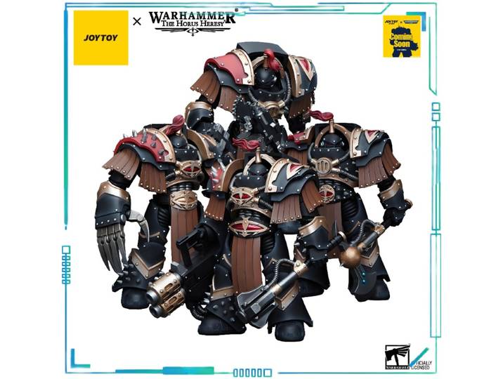 JOYTOY véritable JOYTOY X Warhammer 40K série Astat HH Horus, fils d'horus, Gastelin Terminator Squad 1/18 modèle mobile cadeau