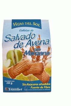 Ynsadiet Bolachas de Farelo de Aveia com Maçã 250g