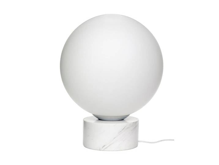 Hubsch Vloerlamp marmer glas