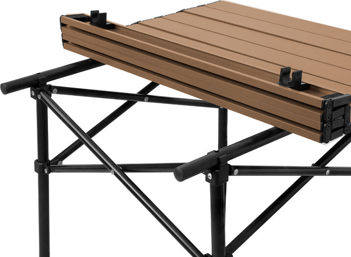 Table pliable Delphin CAMPSTA 60x60x60cm Gray, Beige 60x60x60cm