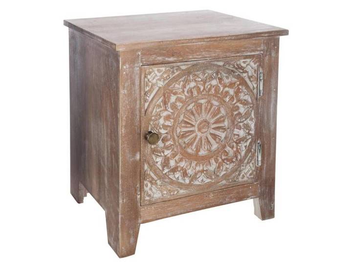 Table de chevet  Shirel  manguier H44 5cm - Atmosphera Créateur d'intérieur